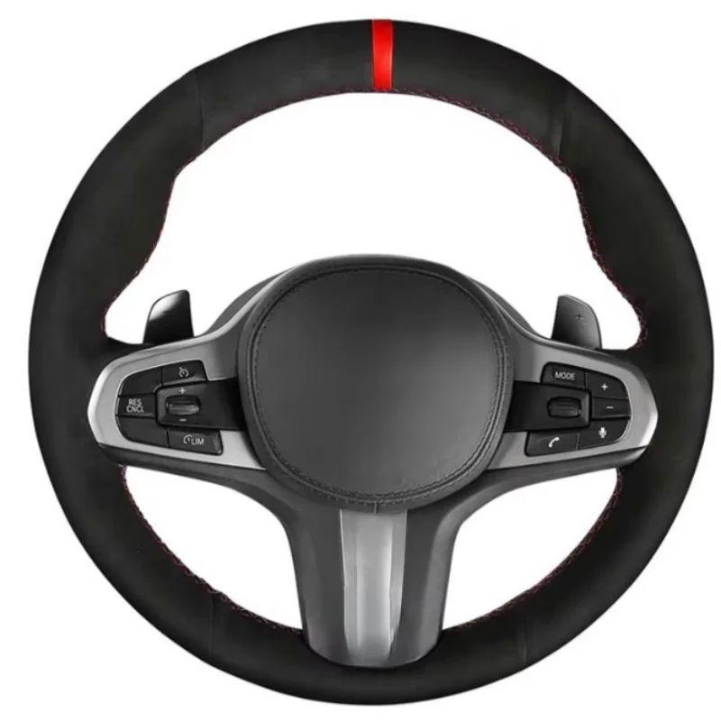 

Индивидуальный чехол на руль из замши для BMW M Sport (модели G30, G31, G32, G20, G21, X3, G01, X4, G02, X5, G05, G14, G15, G16)