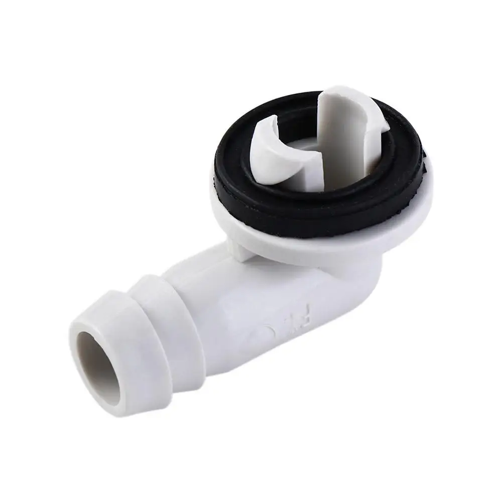 

with Rubber Ring Weather Resistant Elbow Fitting Air Conditioning Drainage Tool Drain Pipe Connector Drain Hose Connector