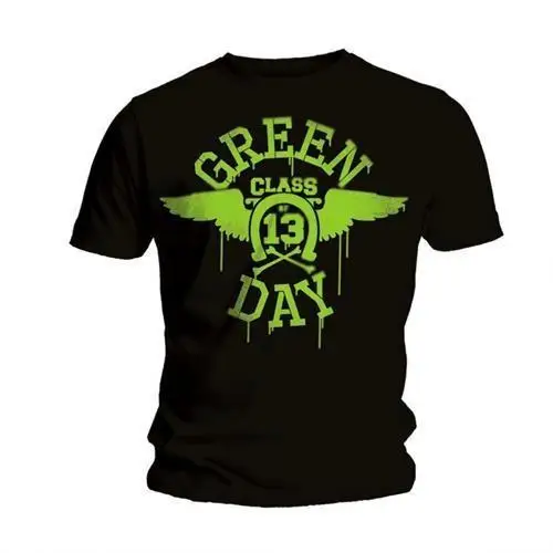 

Green Day Unisex Adult Neon T-Shirt cotton Vintage round neck Hip Hop Men Women Streetwear Tees Short Sleeve