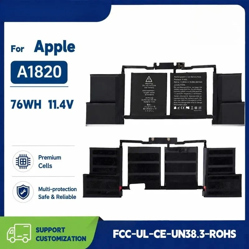 New Replacement Battery for MacBook Pro 15 inch A1820 A1707 for Apple Notebook Laptop Battery Compatible with 2016 2017 Models