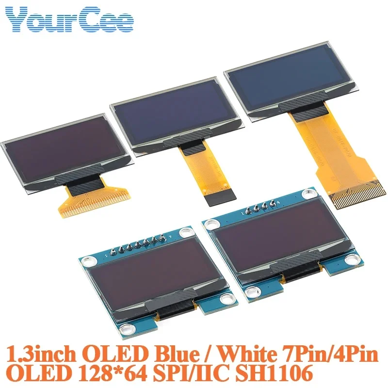 1.3 inch OLED Display LCD Screen Module 1.3