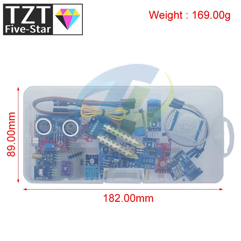 Imagem -06 - Kits Módulo Sensor para Arduino Raspberry pi Iot Iniciante Aprendizagem Starter Kit Tzt22-in1