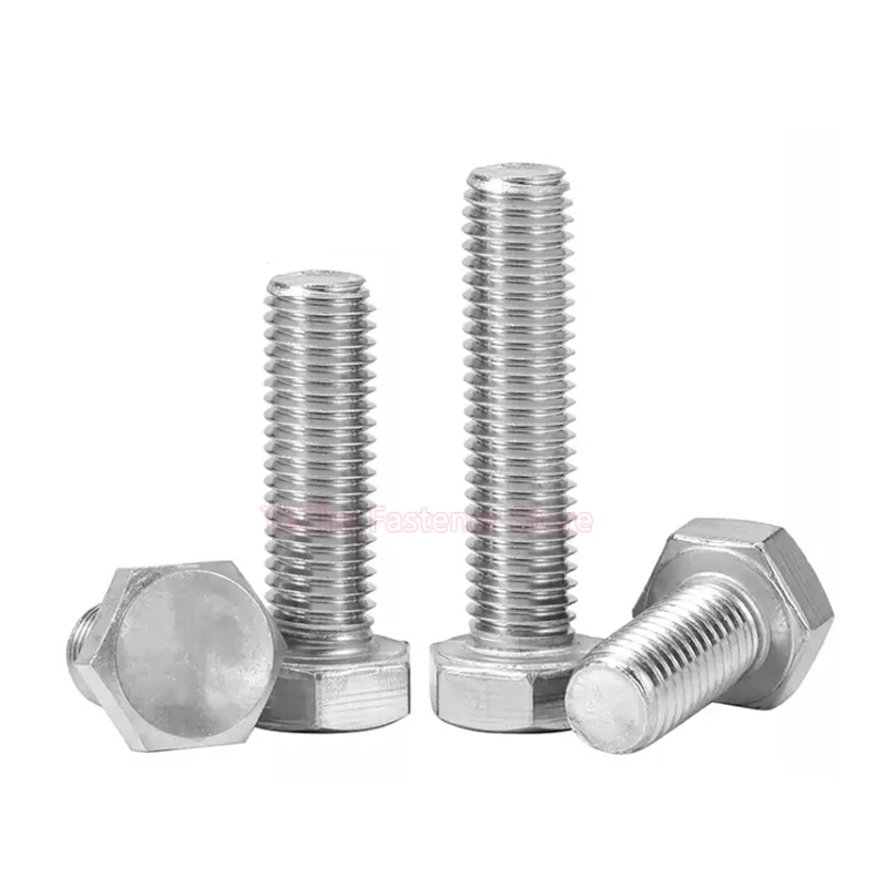 M4 M5 M6 M8 304 Stainless Steel Left Hand Thread Cylindrical Head External Hex Hexagon Screw Bolt Length 6-100mm Metric Thread