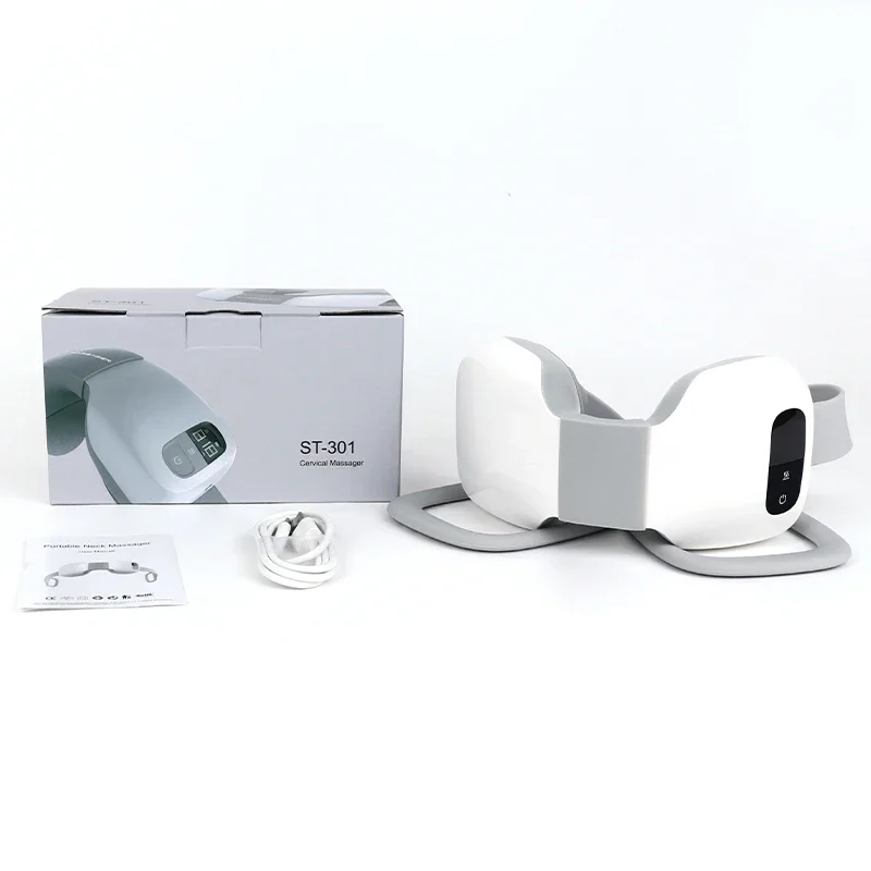 

Настраиваемый электрический массажер для шеи и плеч, подушка-шаль для расслабления мышц шеи, с функцией обогрева и 3D-разминания, снимает усталость