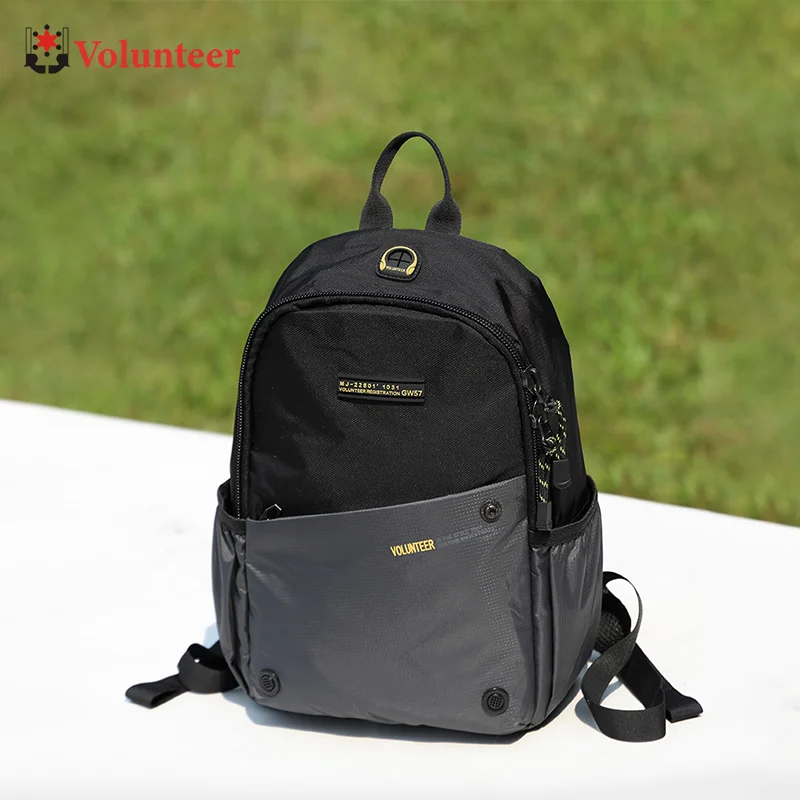 VOLUNTEER Backpacks for Men 2023 New Fashion Multi-pocket Large Capacity Laptop High Quality Oxford Cloth Casual Bags 1698-23