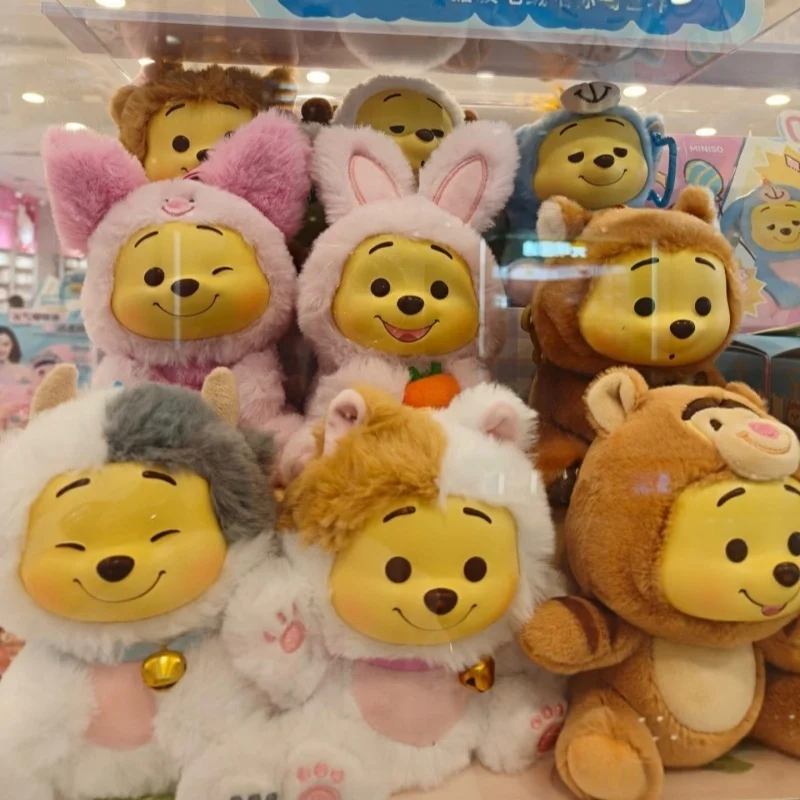 

Winnie The Pooh Naughty Party Blind Box Doll Kawaii plush Figure Collect Model Dolls Box Desk Ornament Trendy Toy Cute Gift
