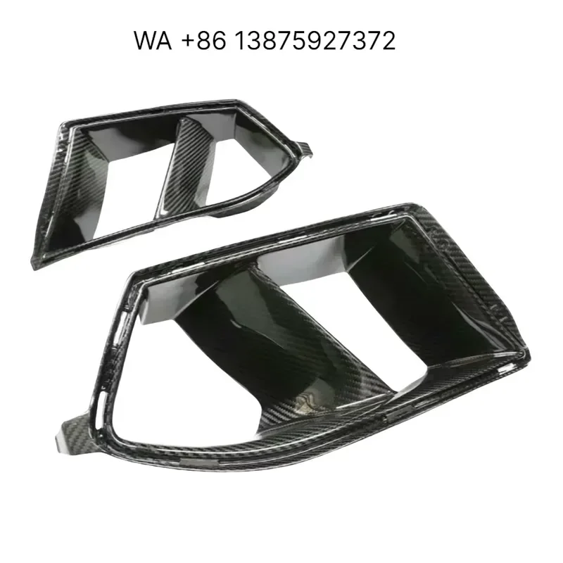 Wmwmnu Dry Carbon Fiber Front Bumper Air Vent for 3 Series M3 G80 M4 G82 Car Upgrade Retrofit Body Kits New Style