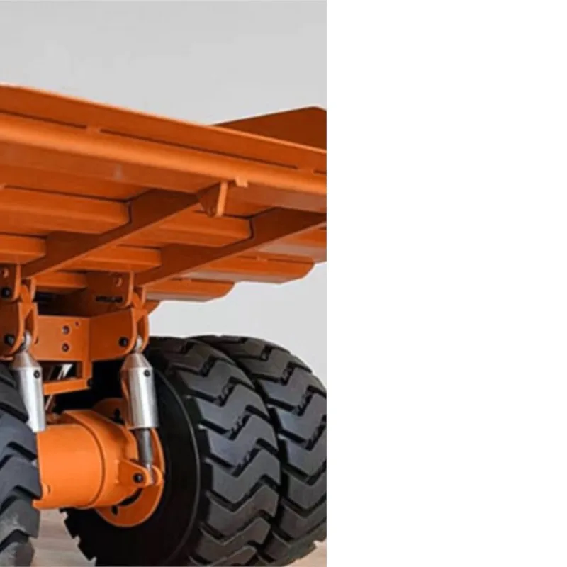 

Outdoor Toys 1/20 Metal Rc Hydraulic Mine Truck 793D Dumper Cars Painted Orange Finished Model I6X Radio Lights Toys For Adults
