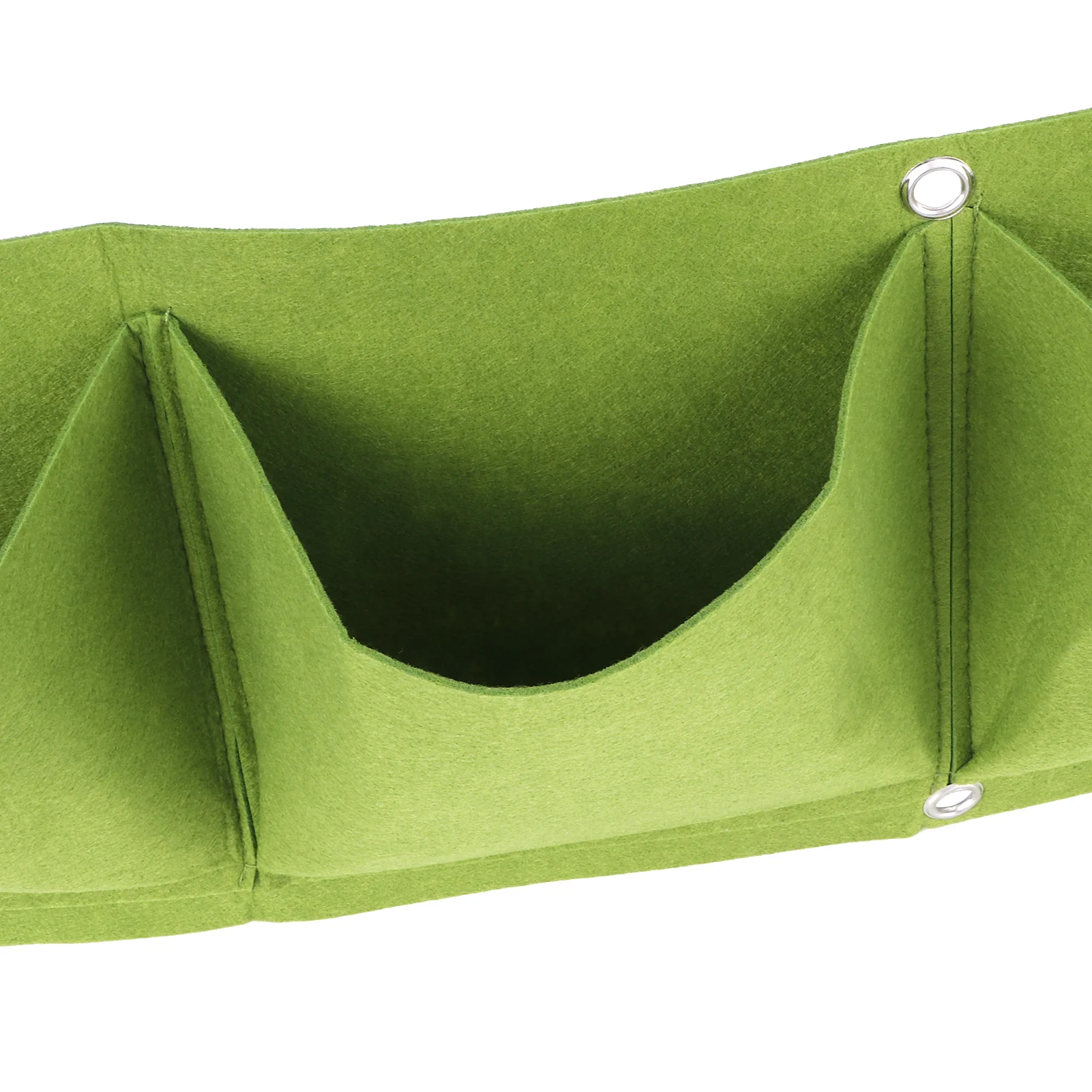 4 ชิ้น 4 กระเป๋า Plant Grow กระเป๋าติดผนัง Felt Reusable ย่อยสลายได้ Garden Planter สําหรับระเบียง Backyards ห้องนั่งเล่น
