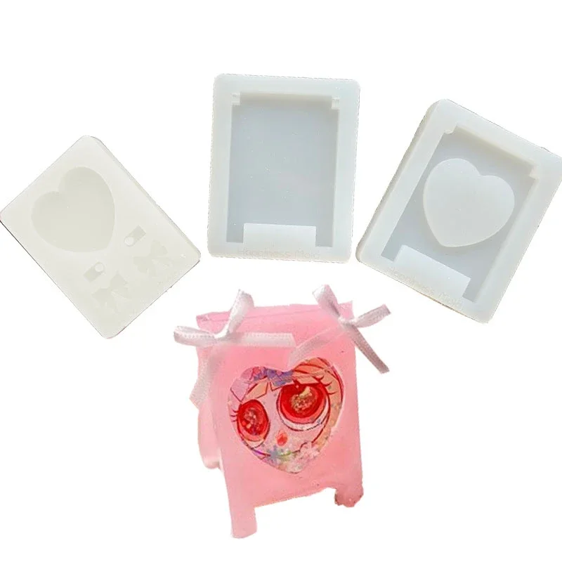 

Handmade DIY Silicone Epoxy Resin Mold Shaker Molds Love Heart Holder Jewelry Mold Jewelry Accessories
