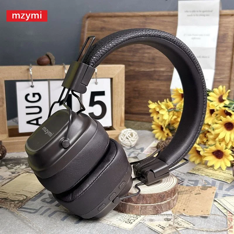 mzymi Over Ear Wireless Earbuds M30BT Bluetooth Waterproof  Earphones Foldable Lightweight Heaphone Deep Bass Sport Headset