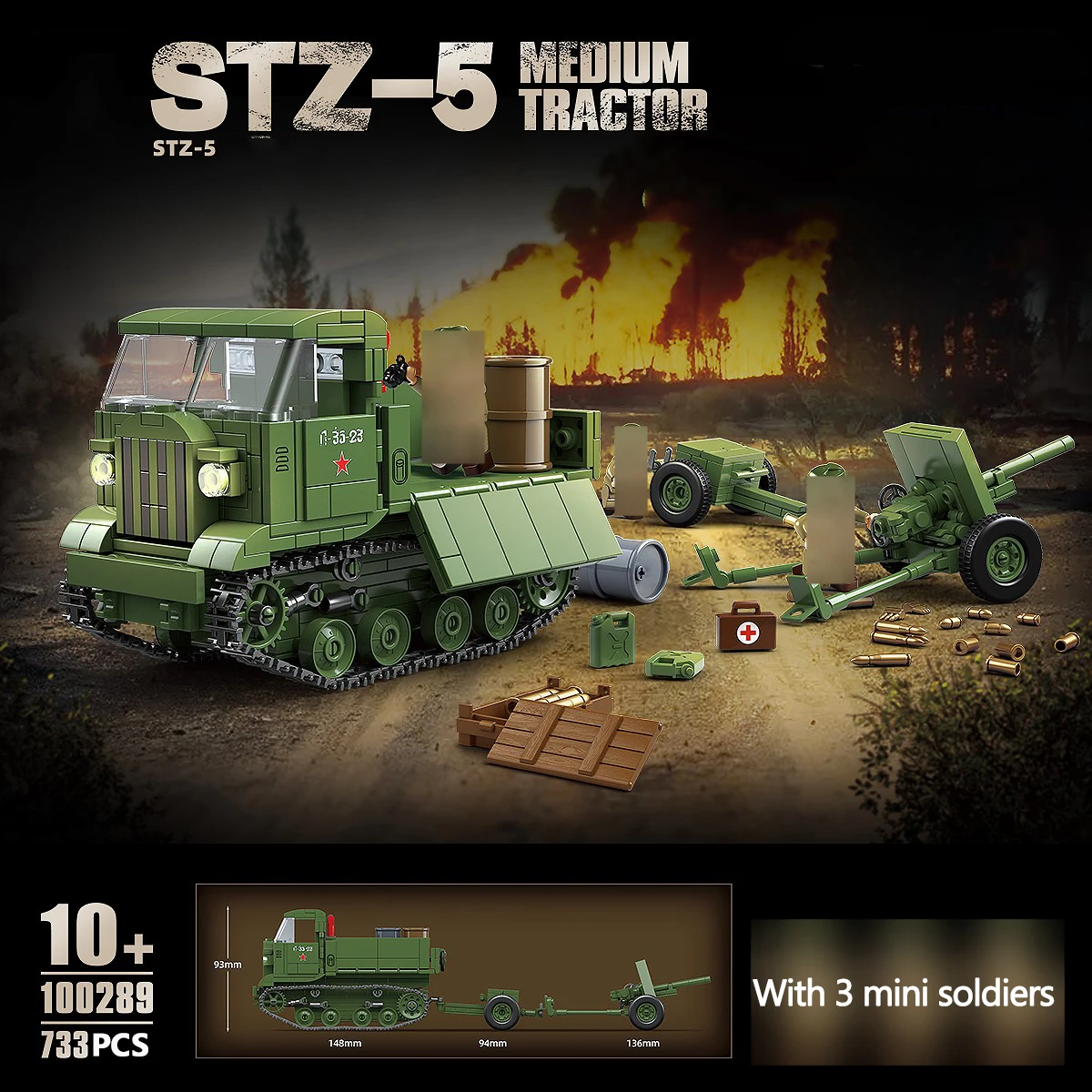 Tiger I Zware Tank 3D Model Militaire Gepantserde Auto Klassieke Leger Tank Bouwstenen MOC Stenen WOII Panzerkampfwagen VI Ausf. E