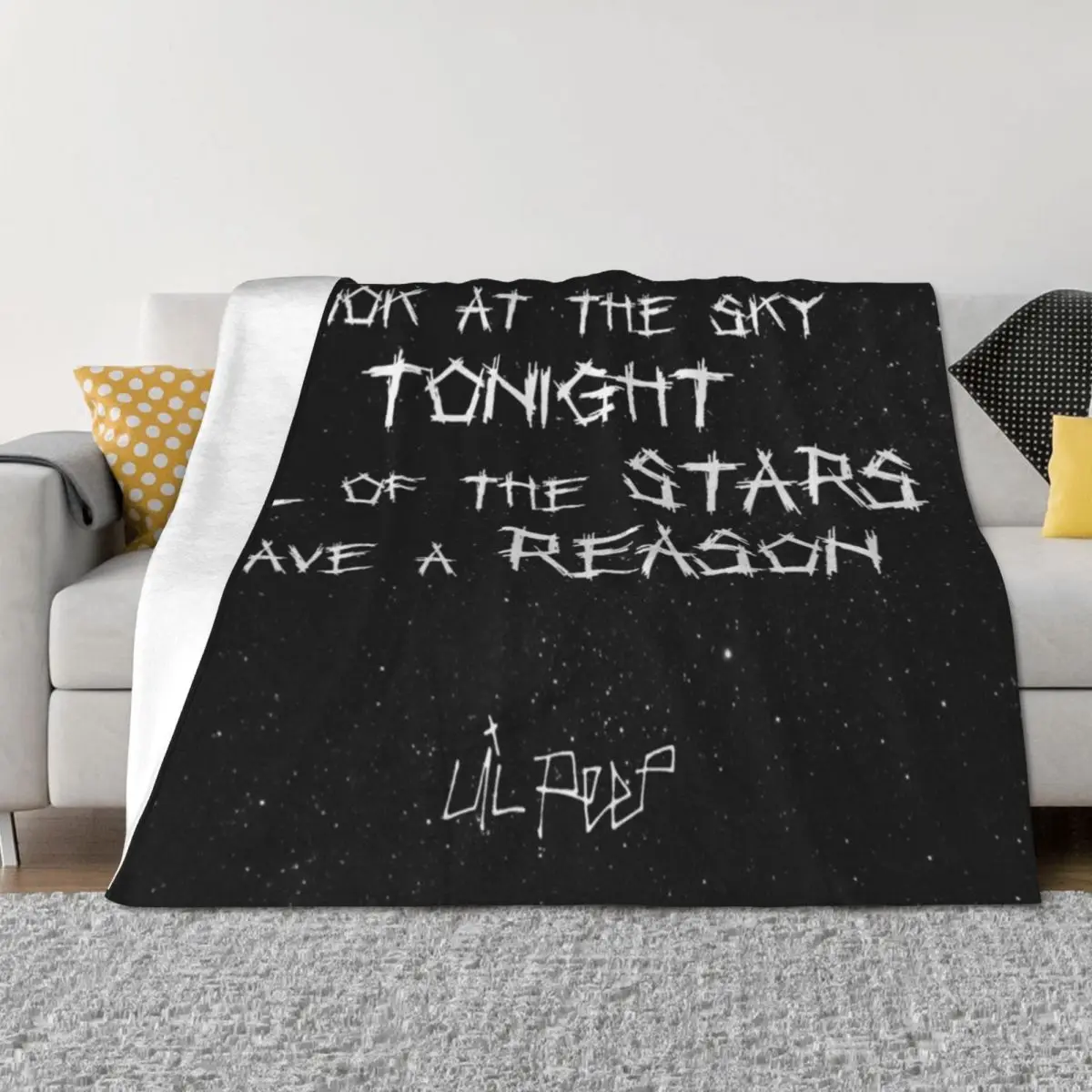 

Star Shopping Lyrics Throw Blanket For Decorative Sofa christmas gifts Picnic for babies Blankets