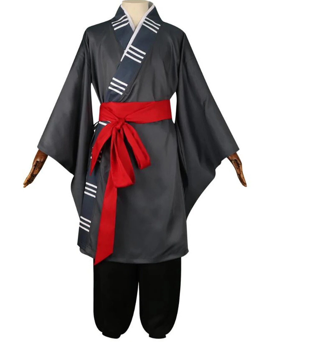 

Anime Mi Dao Ren Costume Kongfu Taoist Robe Priest Cosplay Suit Kungfu Bath Monk Rope Suit Kimono Uniform Choso Hanfu