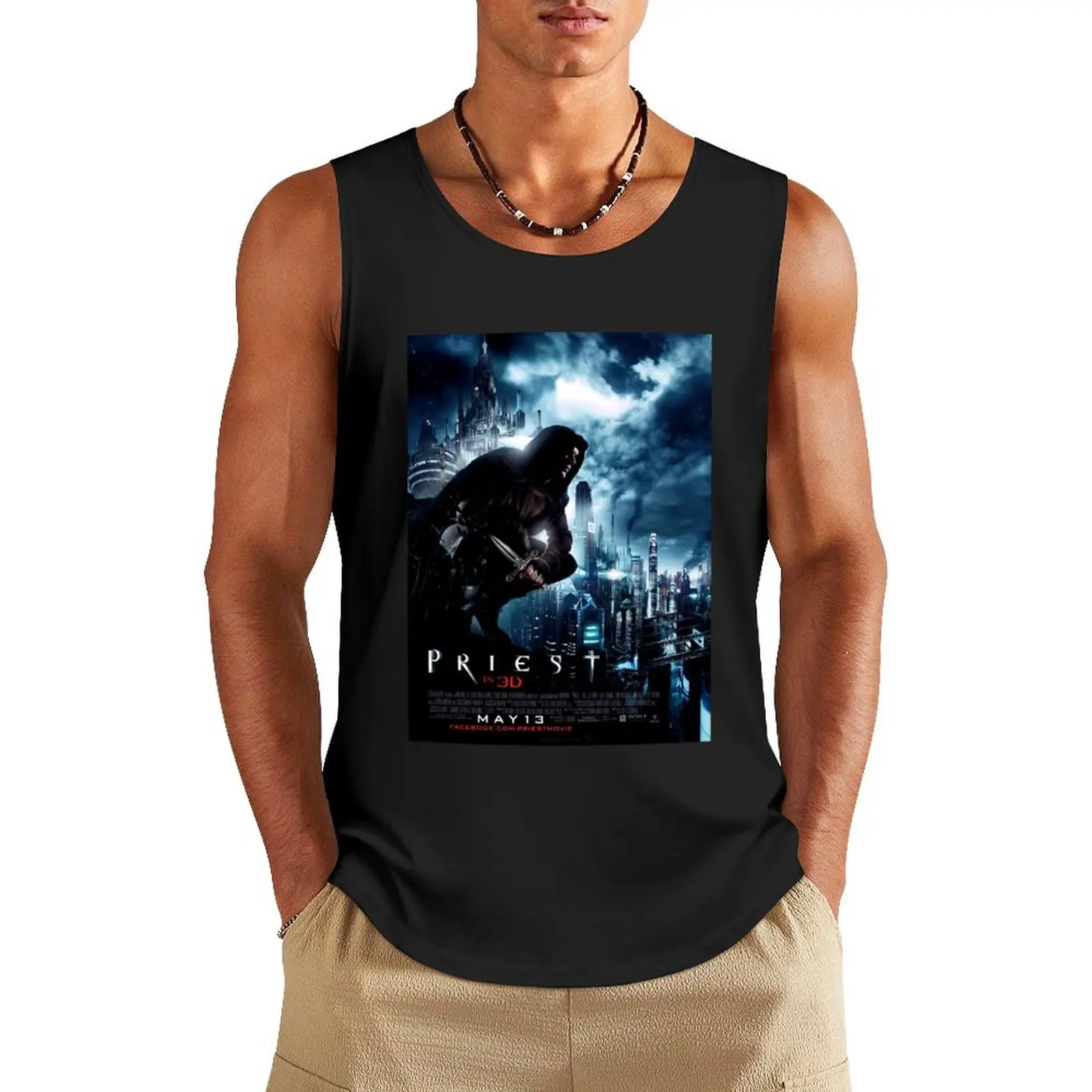 

Movie Poster Merchandise Tank Top sleeveless man shirts new in tops & t-shirt