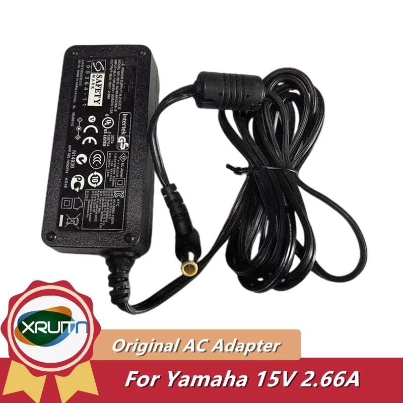 

Genuine 15V 2.66A NU40-8150266-13 I.T.E. Power Supply for Yamaha TSX70 TSX140 PDX-50 PDX-30 PDX-31 TSX-140 AC Adapter Charger