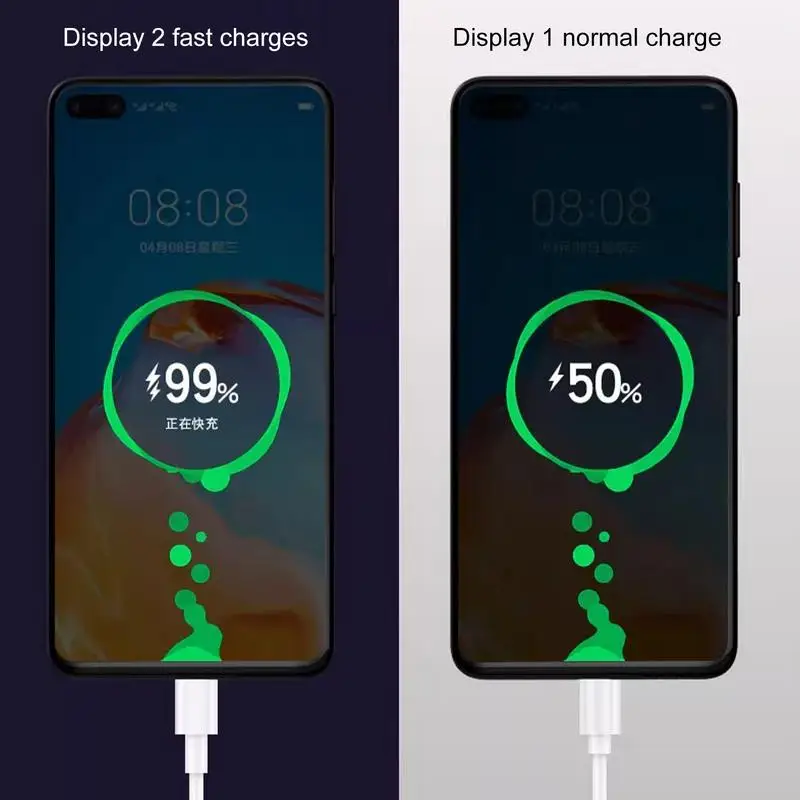 충전기 USB B 고속 충전 코드 고속 충전기 코드 10A 빠른 전화 전원 공급을 위한 효율적인 데이터 전송 1M