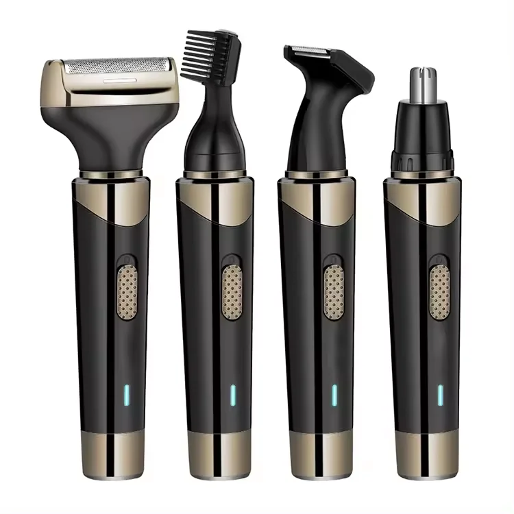 

4 in 1 Men Electric Nose Ear Hair Trimmer Clipper Rechargeable beard Eyebrow Shaver razor face hair removal Eye Trimmer
