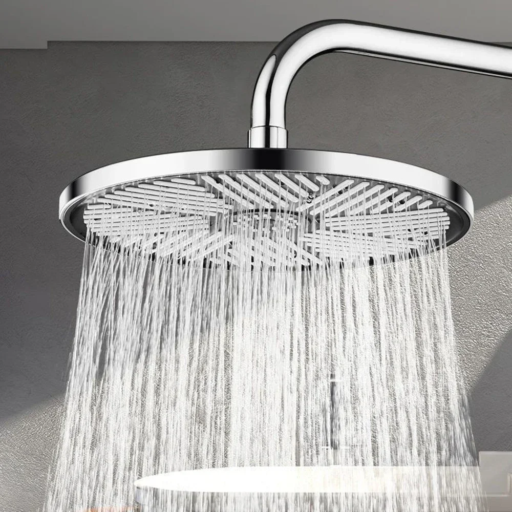 10inch Big Panel Rainfall Shower Head,High Pressure Shower Head,Water Saving,Top Rain Shower Faucet Bathroom Accessories