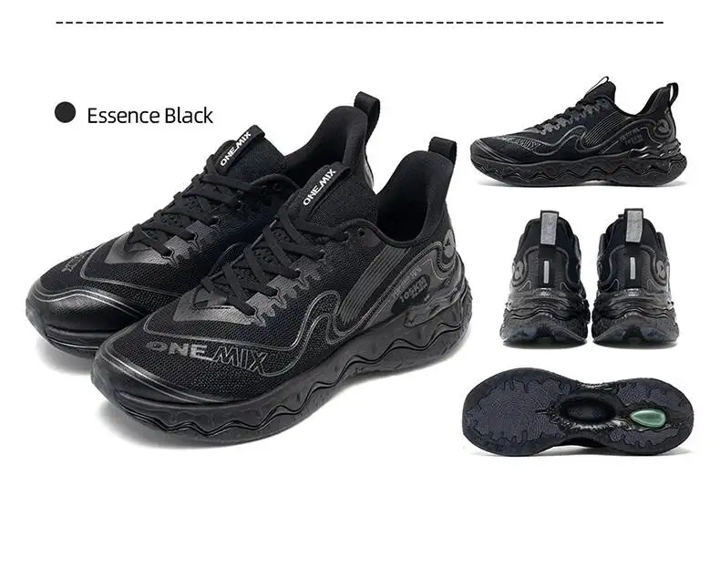 ONEMIX New Running For Men Mulanxi Sneakers Mesh Non-Slip Cushioning Men's Women's Sports Walking Shoes