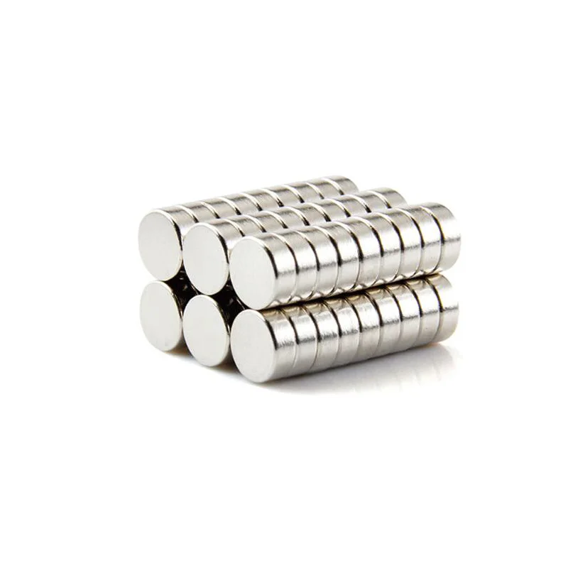10PCS 8mm Diameter Neodymium Magnet 1/2/3/4/5/6/7/10 Mm Thick Rare Earth Strong Magnet N35 Permanent Neodymium Magnet