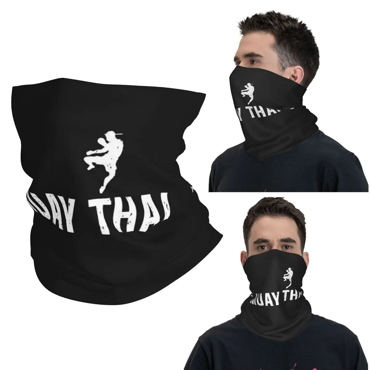 

Перчатки для тайского бокса, Таиланд, боксерский истребитель, бандана для колледжа, гетры с принтом, маска, шарф, повязка на голову, велосипедный спорт для мужчин и женщин