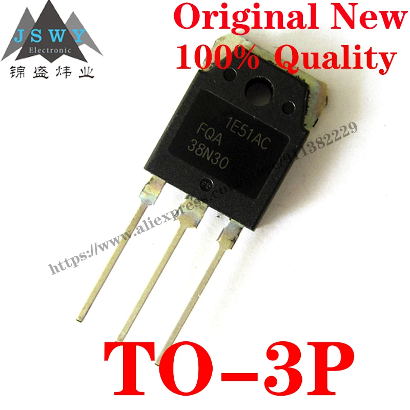 10~100 PCS FQA38N30 TO-3P Discrete Semiconductor Transistor MOSFET IC Chip the for module arduino Free Shipping FQA 38N30