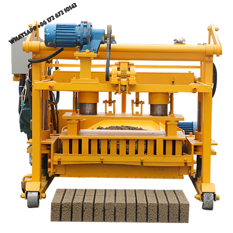 Manual Eggs Layer Block Making Machine Mobile Concrete Mobile Bricks Moulding Machine