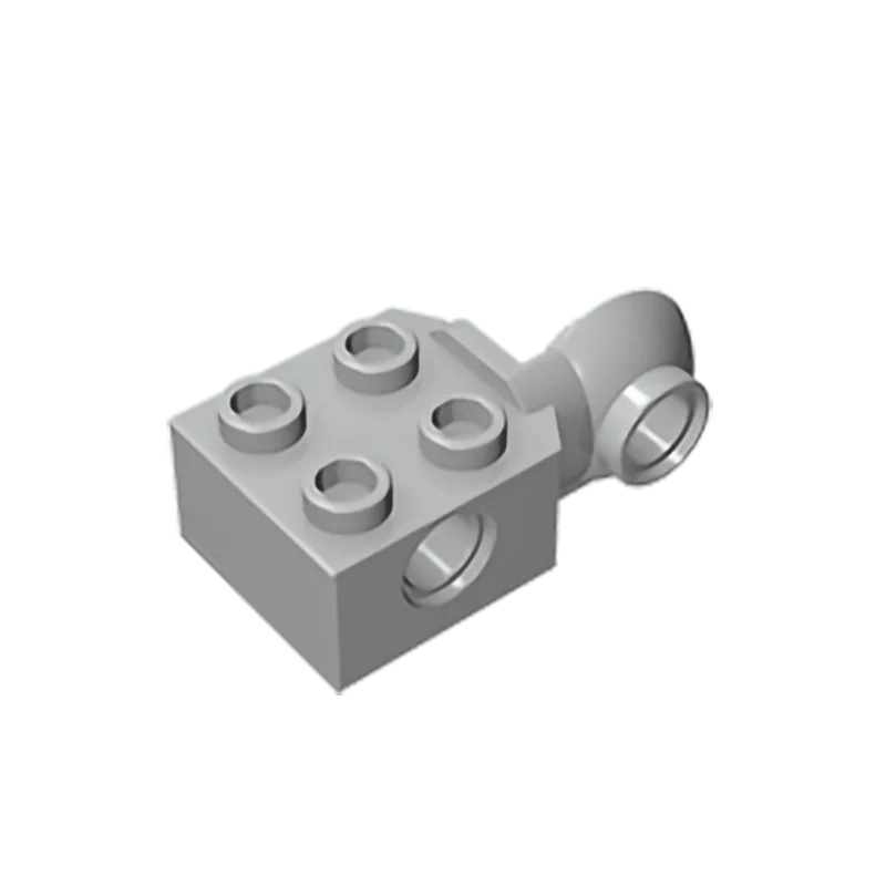 Gobricks GDS-1088 Technical, Brick Modified 2 x 2 with Pin Holes and Rotation Joint Ball Half  compatible with  lego 48171