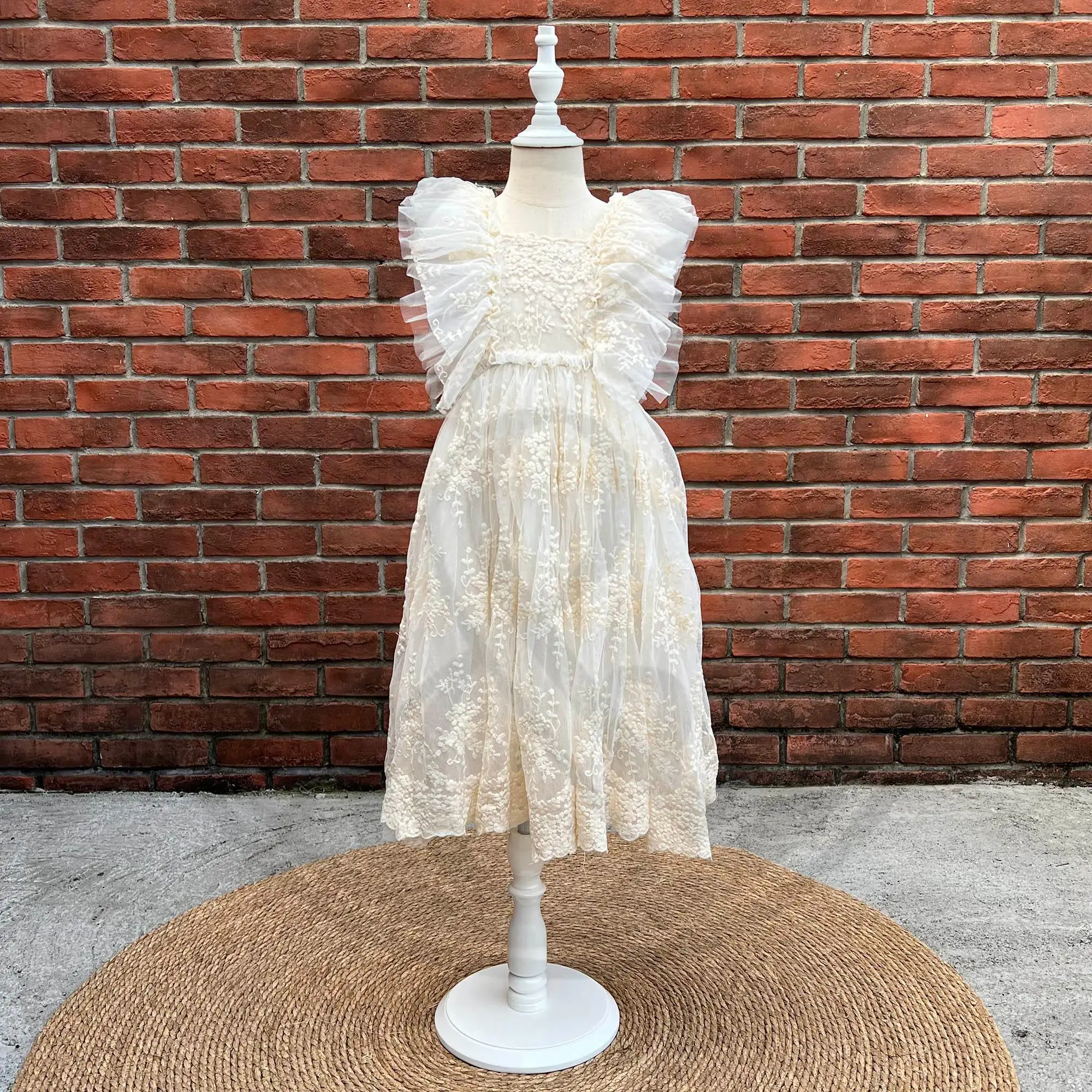 

Don&Judy Girl Princess Dress For Photography Lace Tulle Clothing For Birthday Party Gift Little Girl Dresses