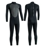 Trajes de neopreno de 3MM para hombre, trajes completos de neopreno para buceo, surf, natación, agua fría, mantiene el calor, cremallera, deportes acuáticos, traje de buzo completo