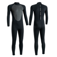 3MM Wetsuits Men Neoprene Diving Surfing Swimming Full Suits Cold Water Keep Warm Zipper Water Sports Full Diver Suit