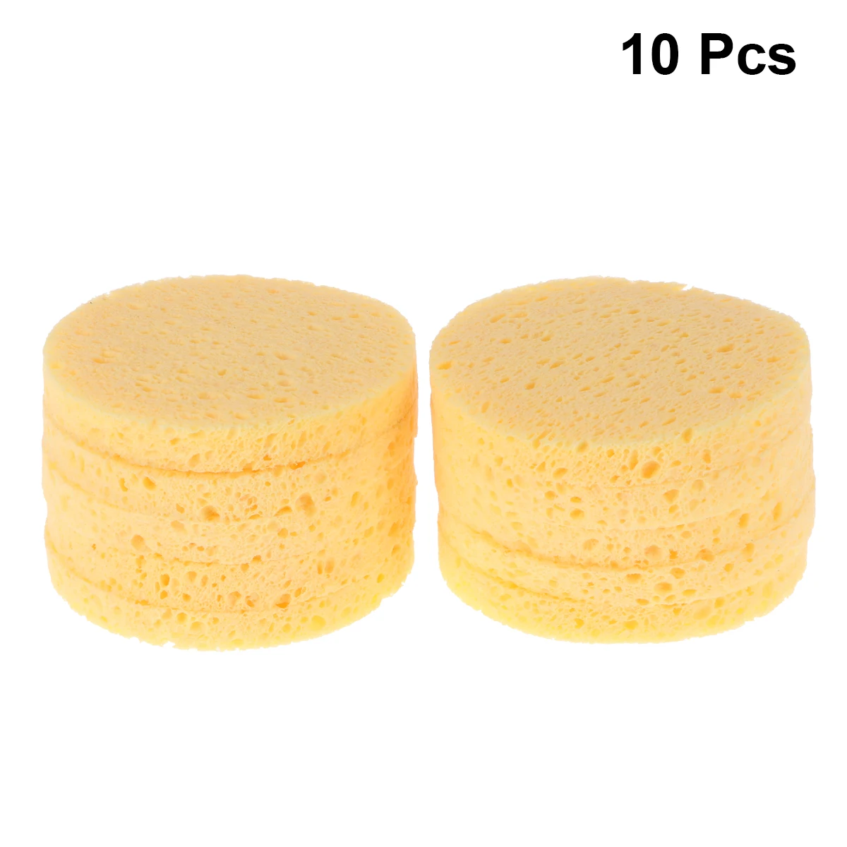 

10pcs Makeup Removal Sponge Facial Cleansing Puff Skin Care Ideal for Cream Blush Sunblock Waterproof Powder Removing