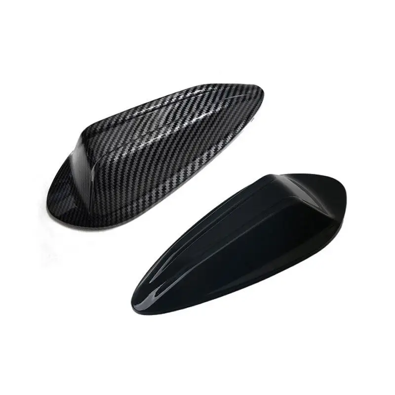 For BMW G20 G28 G42 G22 M3 G80 i3 i01 X5 X6 2023 2024 Car Roof Shark Fin Antenna Aerials Cover ABS Carbon Texture/Glossy Black view 2