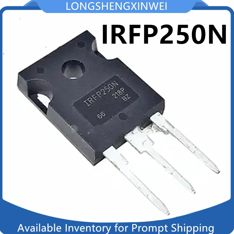 Transistor Inline do efeito de campo do MOSFET, N-canal, IRFP250N, IRFP250NPBF, TO-247, 200V, 30A, original, 1PC