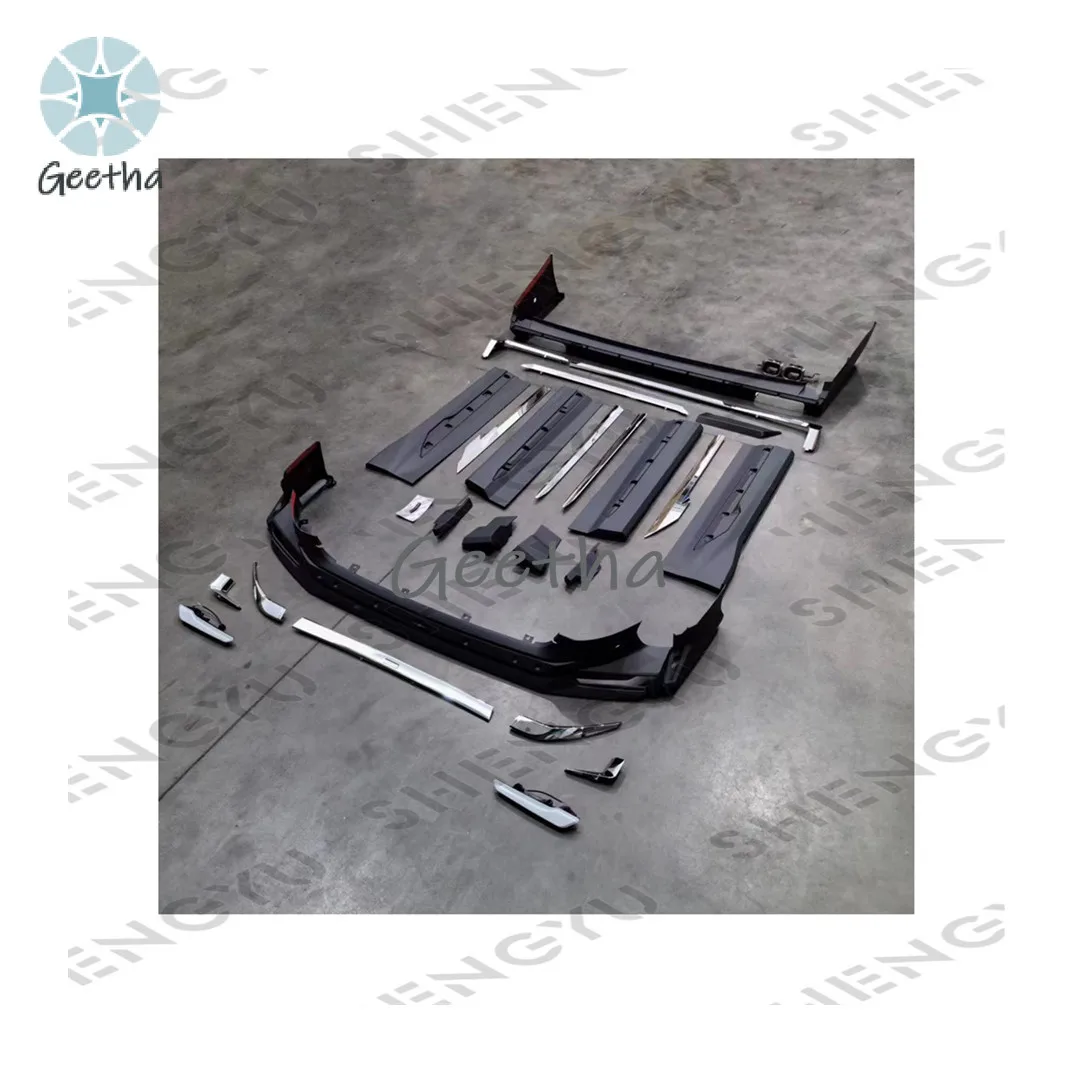 

Body Kit Contain Front Lip and Rear Lip with Tail Throat and Side Skirt for Vellfire 40 Series Modelista Small Kit