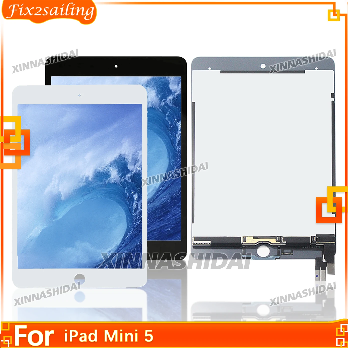 

For Apple iPad Mini 5 A2124 A2126 A2133 LCD Display Touch Screen Digitizer Sensors Panel Replacement LCD For iPad mini 5