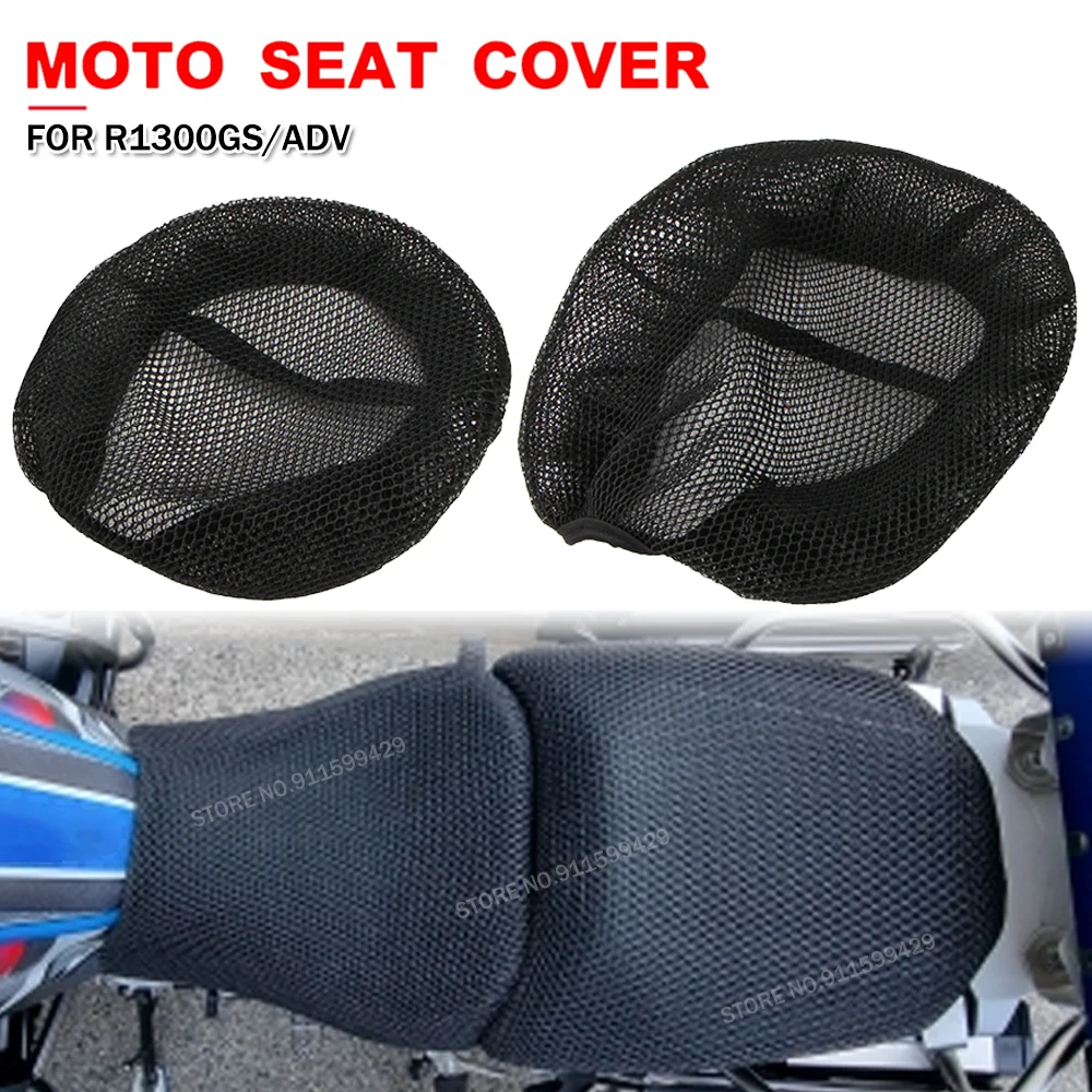 

Motorcycle Protecting Cushion Seat Cover For BMW R1300 GS ADV Adventure 2023-2026 Anti-Slip Mesh Breathable Seat Covers Cushion