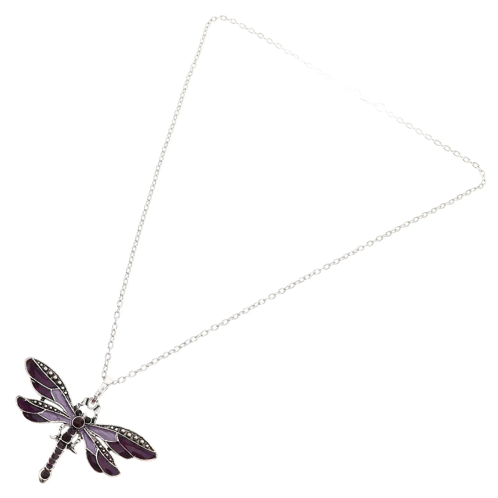

Sweater Chains Choker Necklaces for Women Pendant European and American Dragonfly