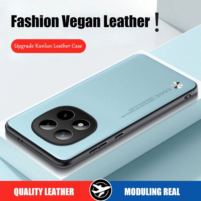 حافظة لهاتف Xiaomi Redmi Note 15 Pro 5G فاخرة من جلد البولي يوريثان غطاء خلفي نوت 1514pro + سيليكون مقاوم للصدمات حماية كاملة للهاتف Fundas #5