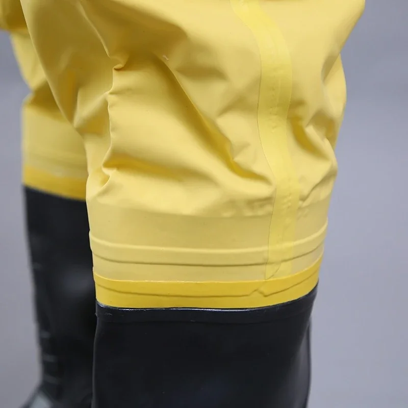 001--B light chemical protective clothing acid and alkali anti-oil and dangerous spray paint one-piece protective clothing