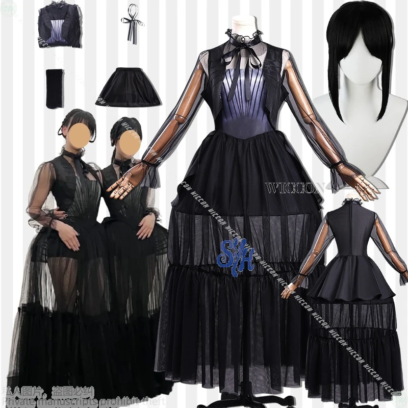 

Weded Never More Аниме Фильм Dead Dance Horror Хэллоуин Бал Косплей Гот Черное Вечернее Платье Сексуальная Винтаж Лолита Джирай Каэй