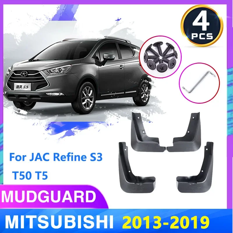 

Car Mudguards For JAC Refine S3 T50 T5 2013 2014 2015 2016 2017 2018 2019 Fender Splash Mud Guard Mudflap Accessories Fenders