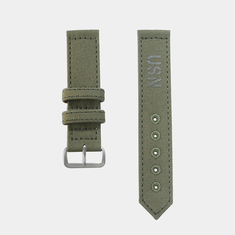 New Nylon Military Divers 18mm 20mm two piece Canvas  Watch  straps watchbands