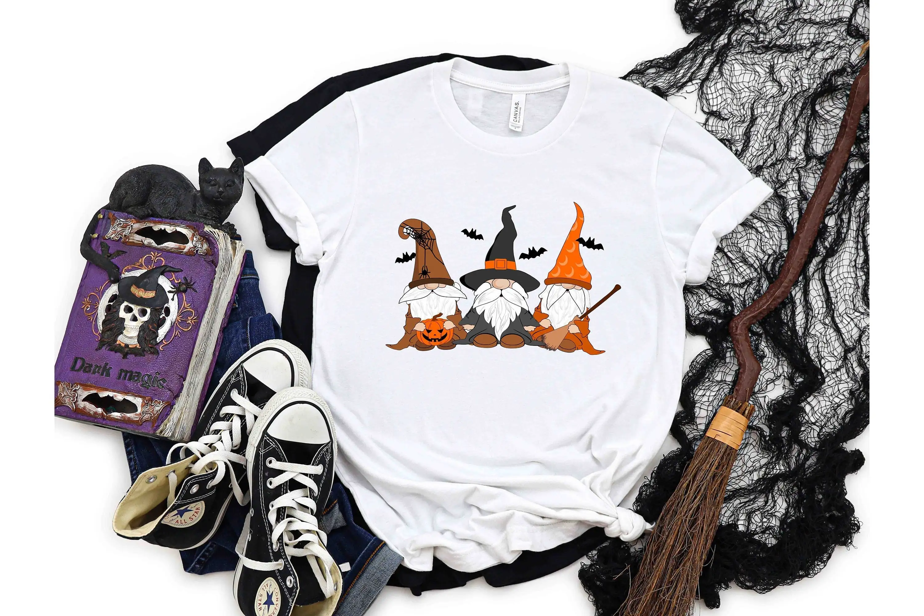 Halloween Gnomes T Shirt Christmas Santa Cute Funny