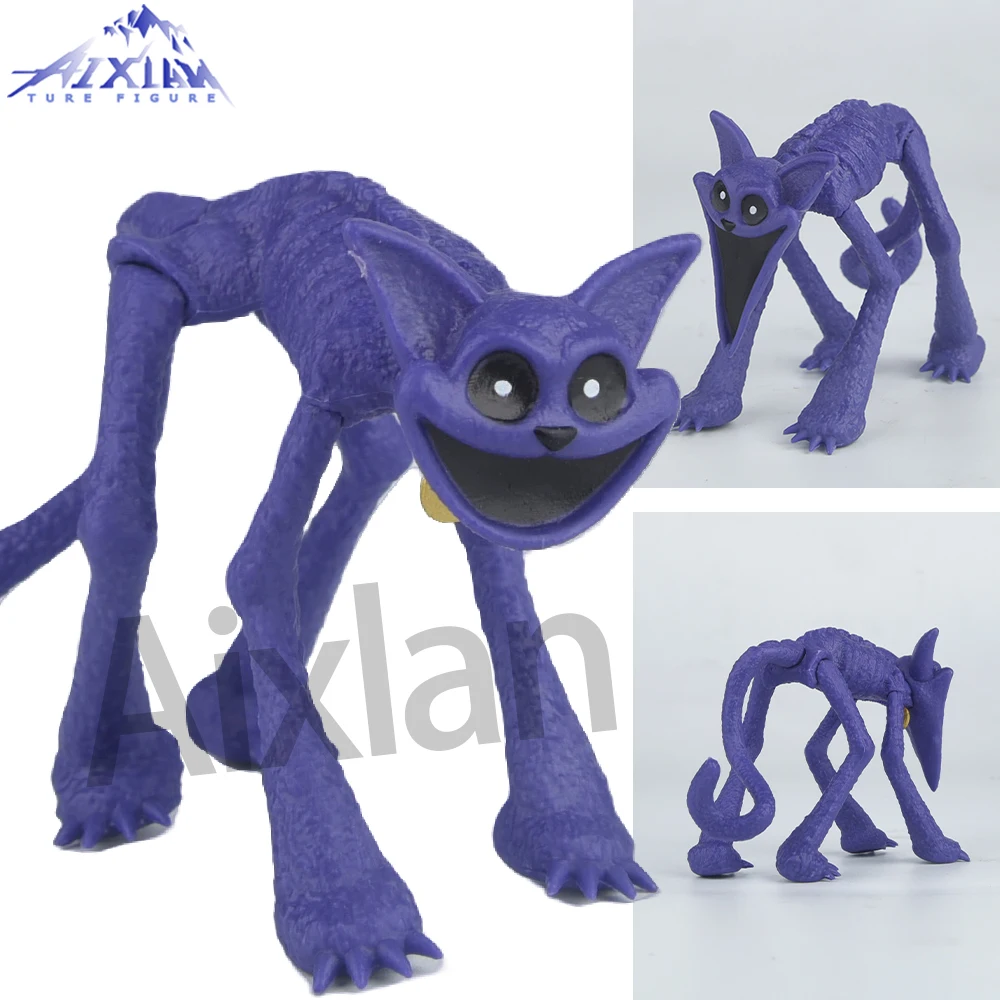 Aixlan 6cm Funny Games Anime Figure Sleepy Cat PVC Action Figure Terrifying Smile Figurine Collectible Model Toys Kid Gift