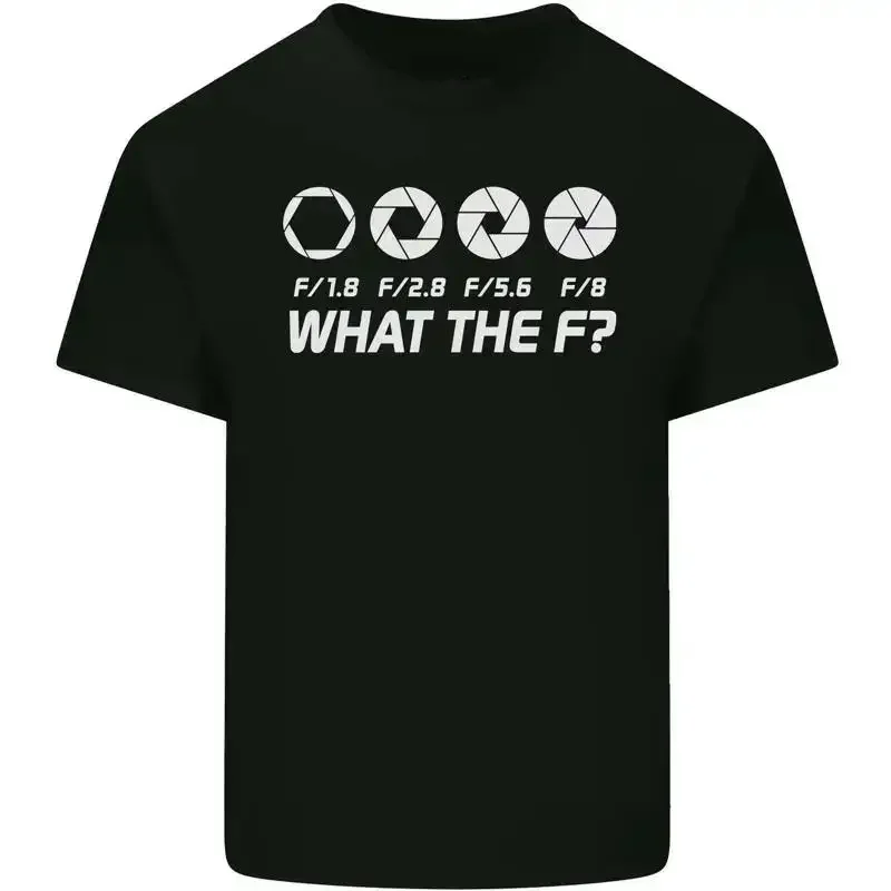 Photography What the F Stop Photographer Mens Cotton TShirt Tee Top