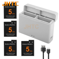 Battery Charger For DJI Osmo Action 5 Pro Action 4 Battery Charger 2100mah For Osmo Action 5 4 3 pro Battery Camera Accessories