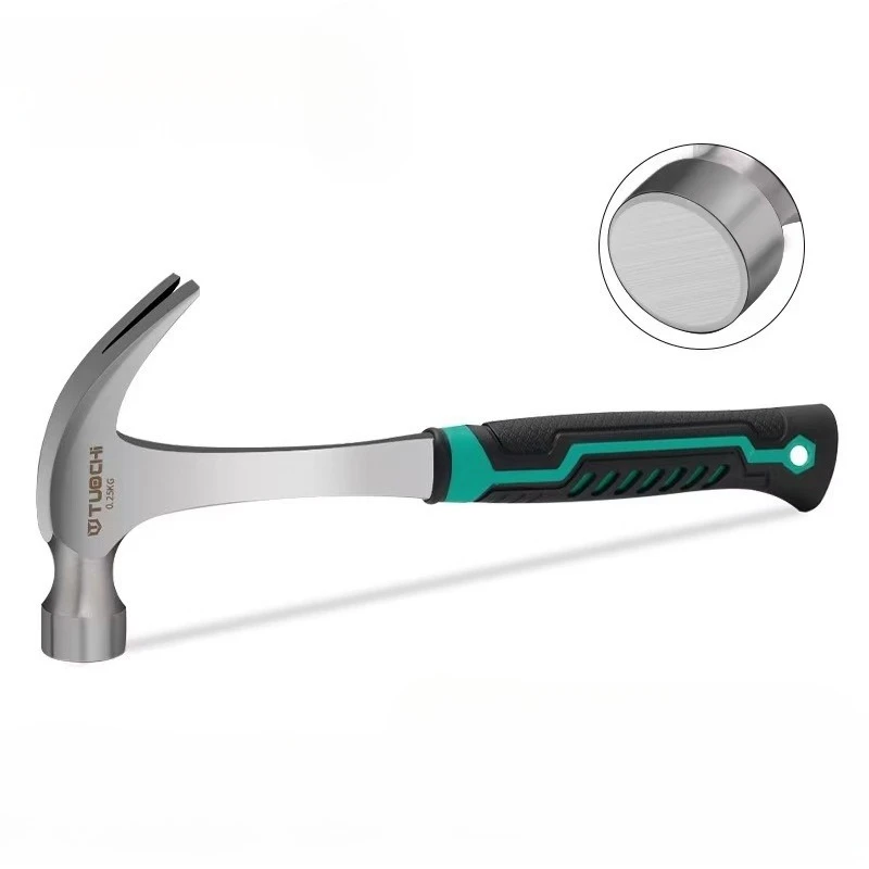 

Односторонний лом и маленький металлический молоток - круглоголовый бытовой инструмент для выдергивания гвоздей при работе с деревом