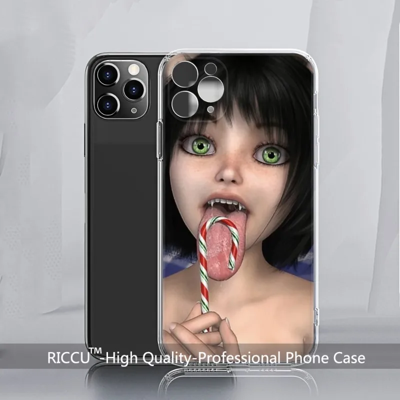 Clmj Cool Girl Punk Y2K Phone Case FOR IPhone 14 13 12 11 Pro Plus X 13 Pro MAX XR XS MINI Transparent Covers